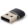 Przejściówka Gembird Adapter USB A męski do USB typu C żeński, czarny